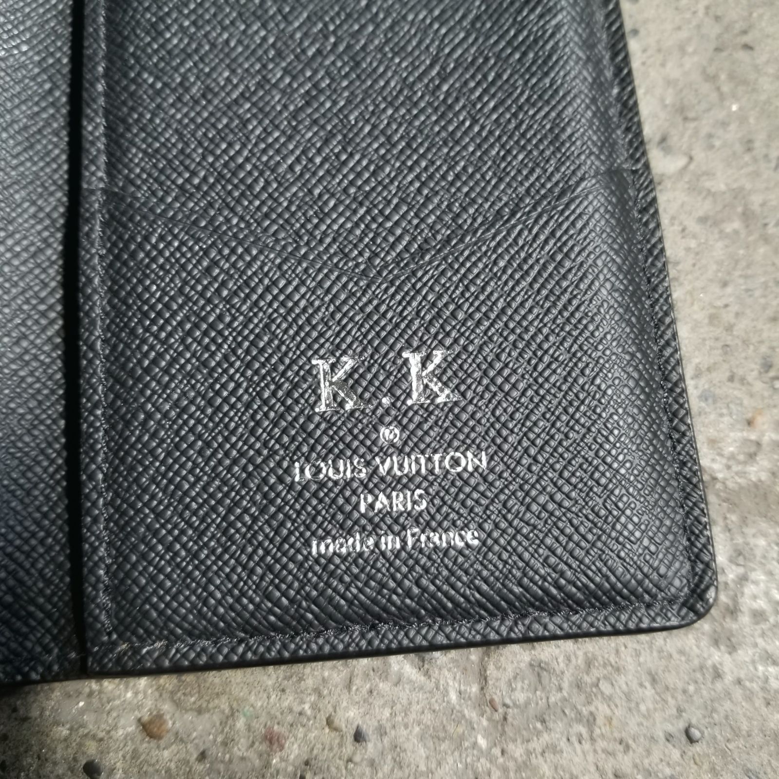 ルイヴィトン LOUIS VUITTON カードケース イニシャル入 ルイ
