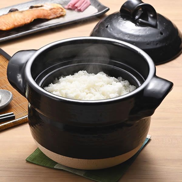 5合ごはん鍋 ご飯鍋 ごはん鍋 陶器 土鍋 信楽焼 ごはん 鍋直火 ごはん