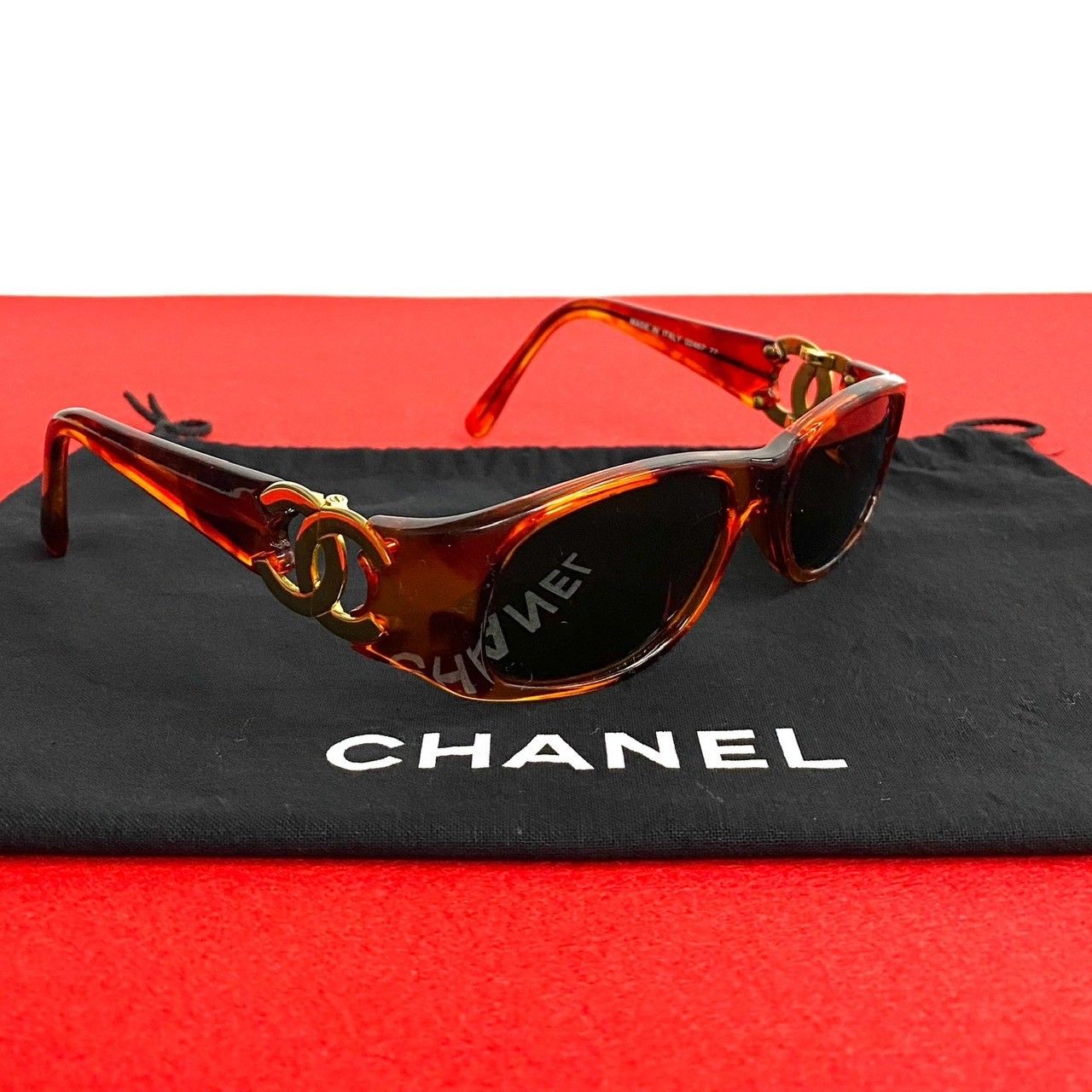 極 美品 希少品 CHANEL シャネル ココマーク ロゴ モチーフ