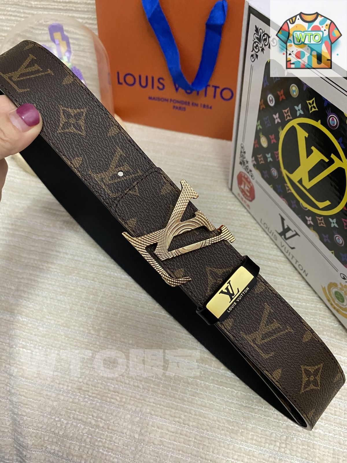 LOUIS VUITTON ルイヴィトン　ベルト Louis Vuitton/LV ルイ・ヴィトン ファッションベルト02-1-PY85