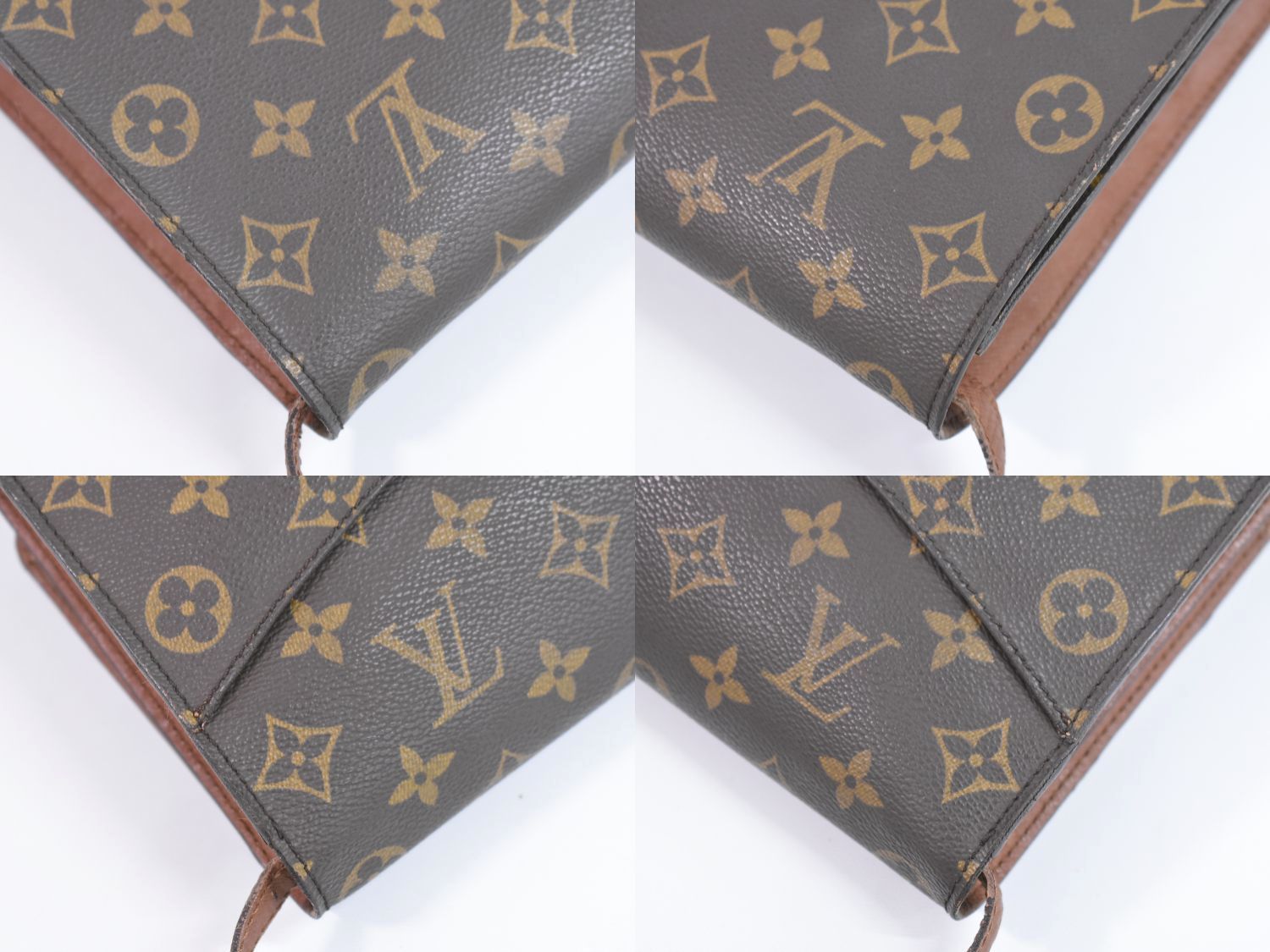 本物 ルイヴィトン LOUIS VUITTON LV ボルドー モノグラム 2WAY