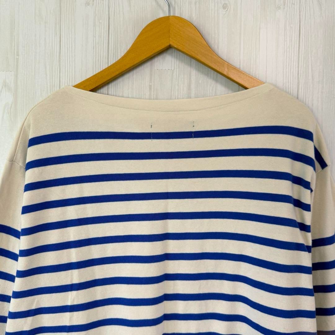 outil バスクTシャツ　フランス製 outil ウティ : TORICOT AAST バスクシャツ (YELLOW PEAR