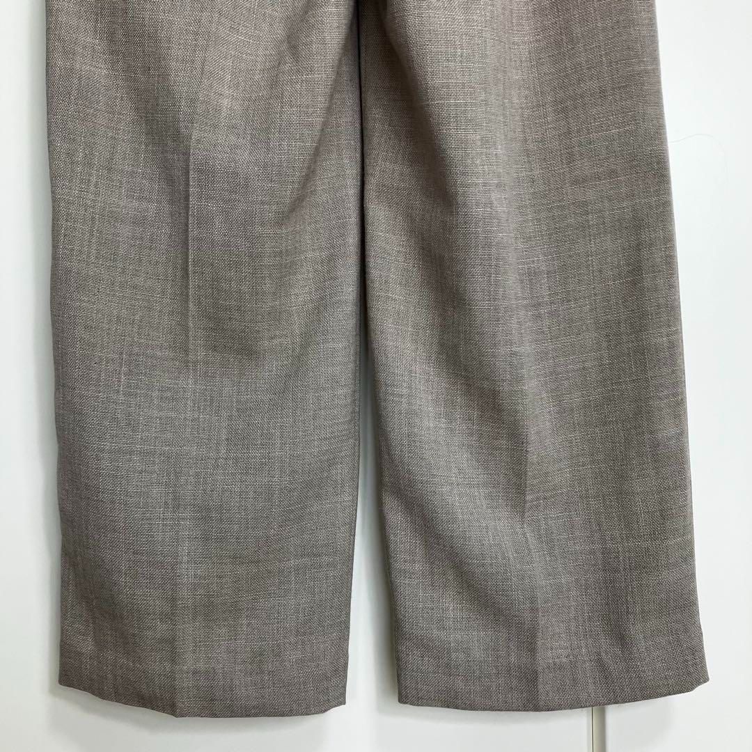 美品⭐︎ウィムガゼット　ジュートライクタックパンツ ベージュ　サイズ34 セール】ジュートライクタックパンツ（スラックス）｜Whim