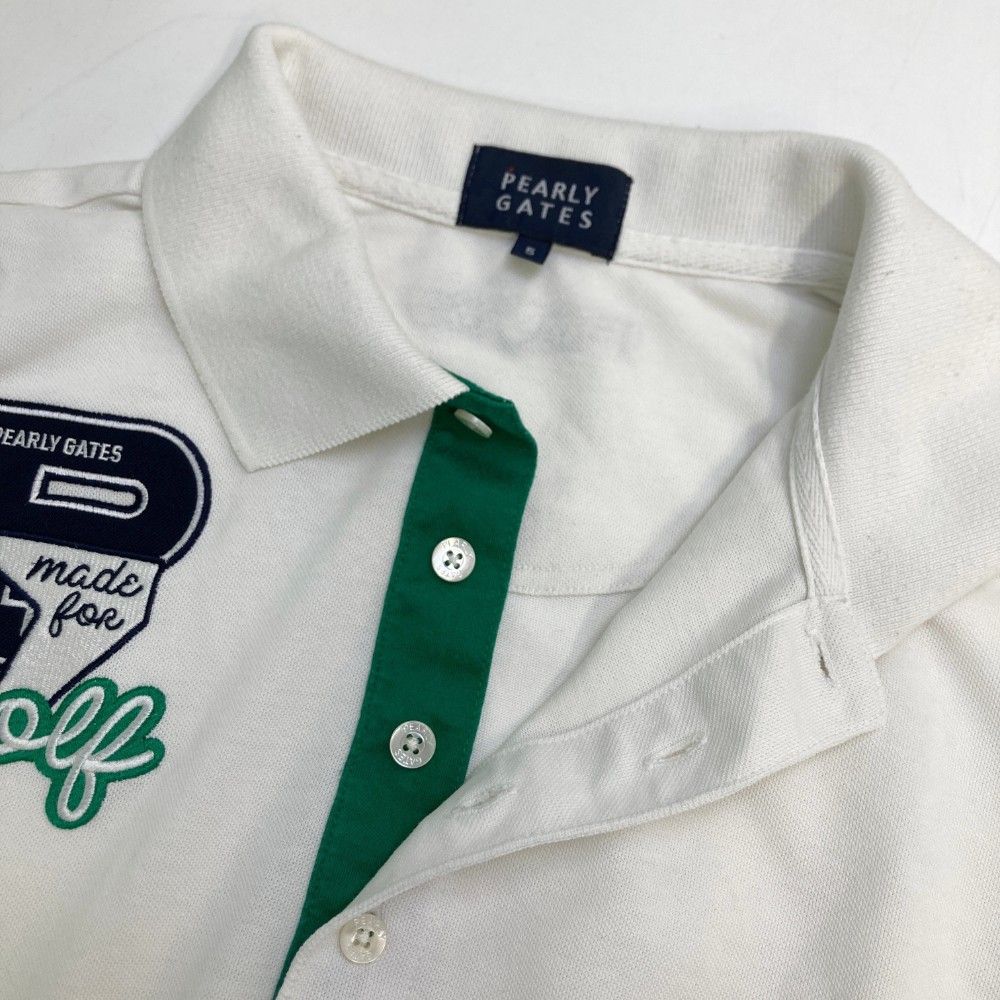 サイズ：5 PEARLY GATES パーリーゲイツ 半袖 ポロシャツ ニコちゃん