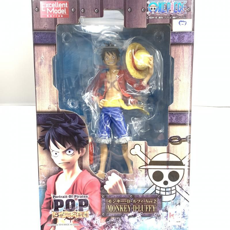 中古】メガハウス P.O.P モンキー・D・ルフィ Ver.2 ワンピース Portrait.Of.Pirates Sailing Again[10]  - メルカリ