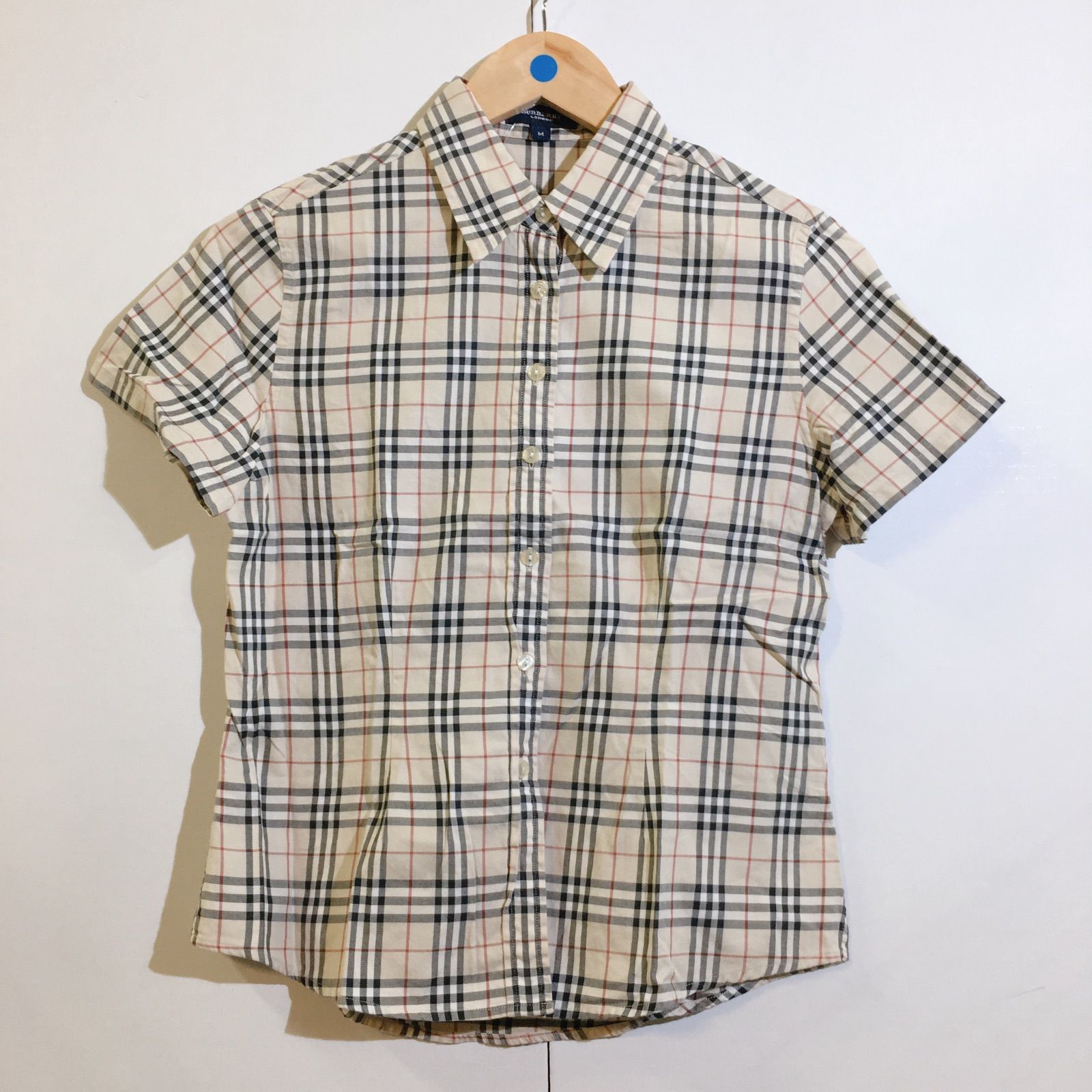 美品 バーバリー ロンドン BURBERRY LONDON シャツ ブラウス BURBERRY - BURBERRY LONDONバーバリーロンドン 英国製 ホース