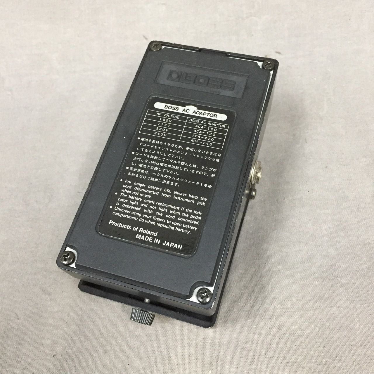 即発送 Boss HM-2 箱説明書 保証書付き シリアル47万 BOSS HM-2 黒ラベル ACA電源仕様 旧箱付属 f146 - メルカリ