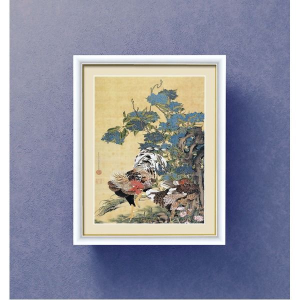 伊藤和生　「西洋人形」　1978年制作　水彩画　　F４号　額装 真作保証 Amazon.co.jp: 伊藤和生 「西洋人形」 1978年制作 水彩画 F4号