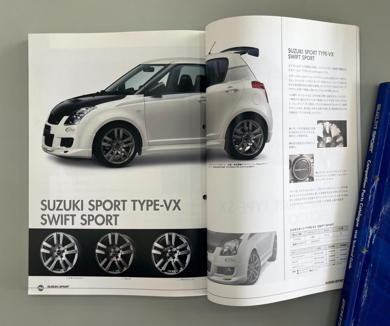 スズキスポーツ 競技専用部品カタログ(テクニカルガイド付き) 20周年