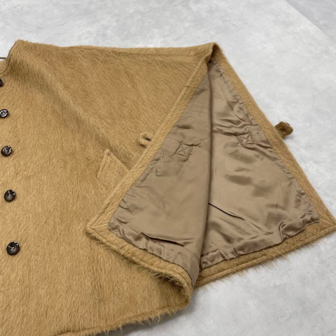 GALLARDA GALANTE ガリャルダガランテ シャギー ケープコート ポンチョ ウール アルパカ アンゴラ WWW_OLIVIERBERNSTEIN_COM