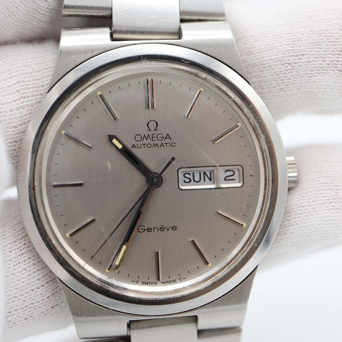 OMEGA AUTOMATIC Geneve オメガ オートマチック ジュネーブ 自動巻 腕時計 動作OK  OMEGA Geneve オメガ ジュネーブ ◇ Cal.1012 Ref.166.0173