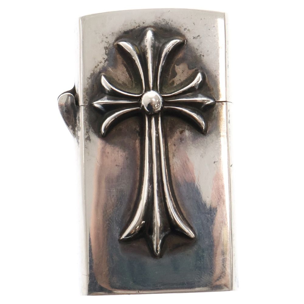 CHROME HEARTS クロムハーツ ZIPPO LIGHTERZ-V1 V1ナロー スモールCHクロスジッポライター シルバー