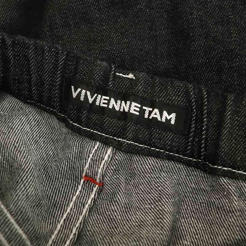 ヴィヴィアンタム VIVIENNE TAM ドラゴン刺繍 デニムパンツ
