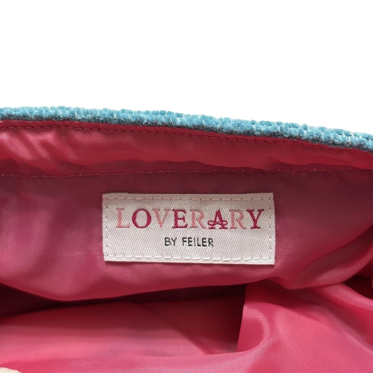 FEILER(フェイラー) ポーチ美品 - ライトブルー×ライトピンク×マルチ  