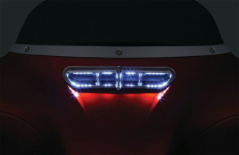 LEDフェアリング ベント アクセント ブラック 2014〜25年FLHT 2014〜23年FLHX USTAUSTRALIA_COM_AU