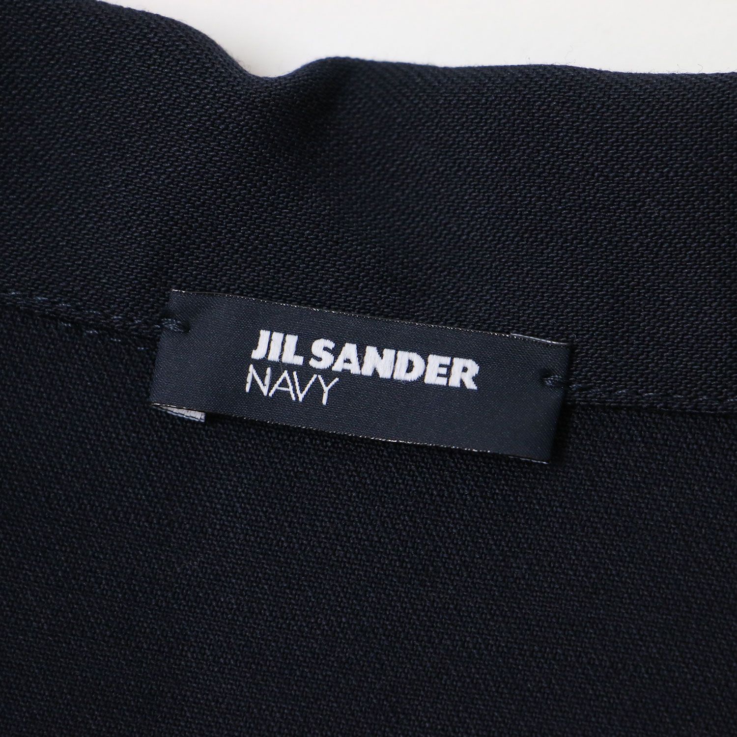 JIL SANDER ジルサンダーネイビー 38 紺シャツワンピース