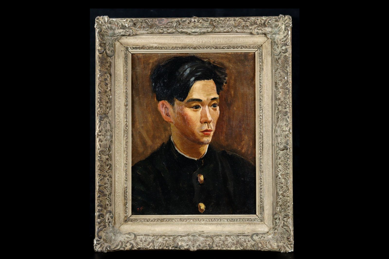 藤島武二 「人物画」 肉筆油彩6号 明治四十五年 楾 G321.2-OO2 - メルカリ