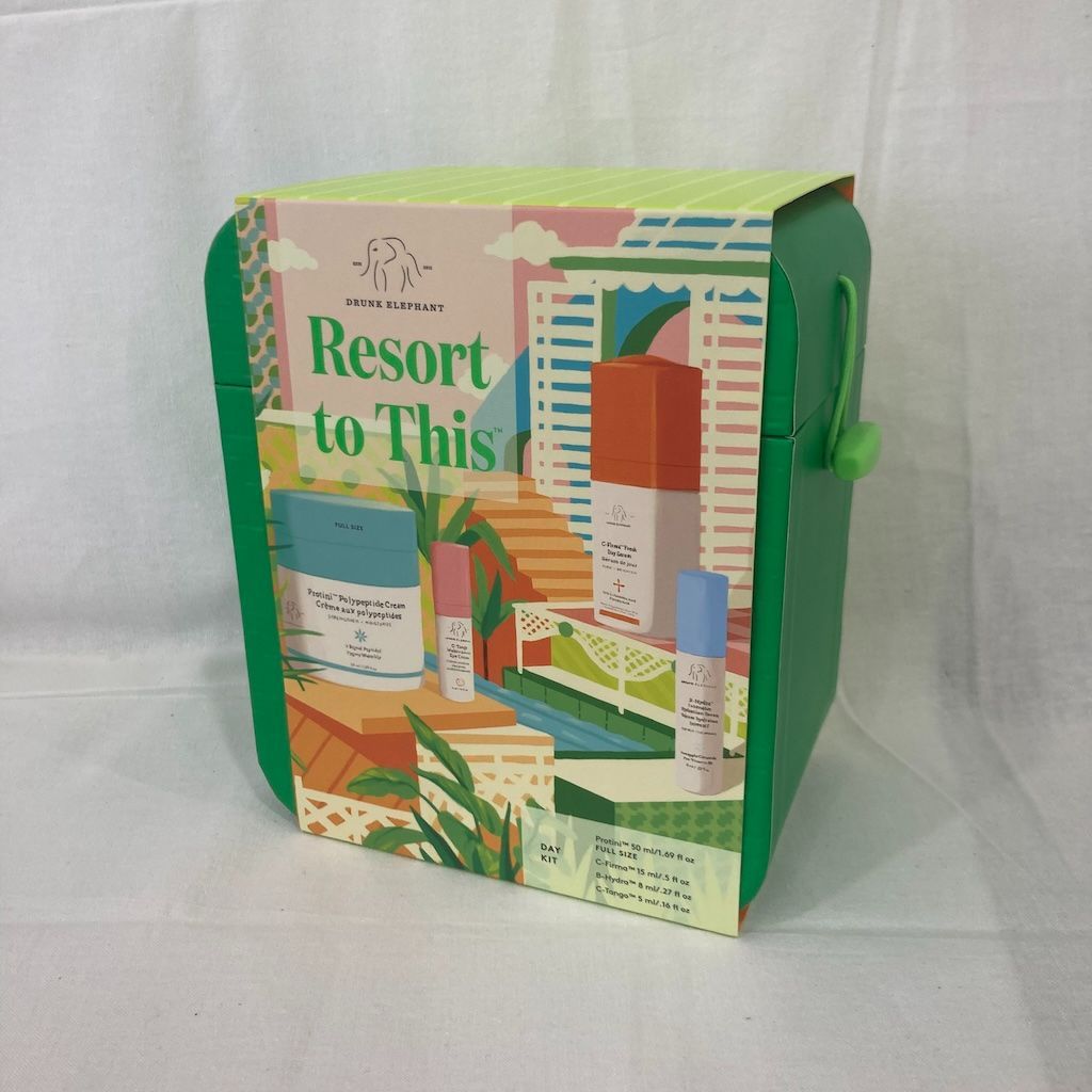 DRUNK ELEPHANT リゾートトゥーディス デイキット Amazon.com: Drunk Elephant Resort to This Day Kit - Includes