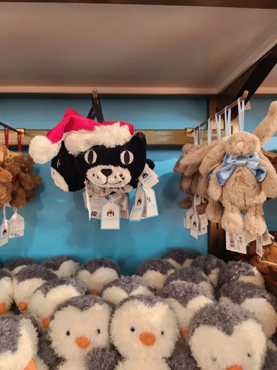 ジェリーキャット ロンドン サンタクロース 猫 人形