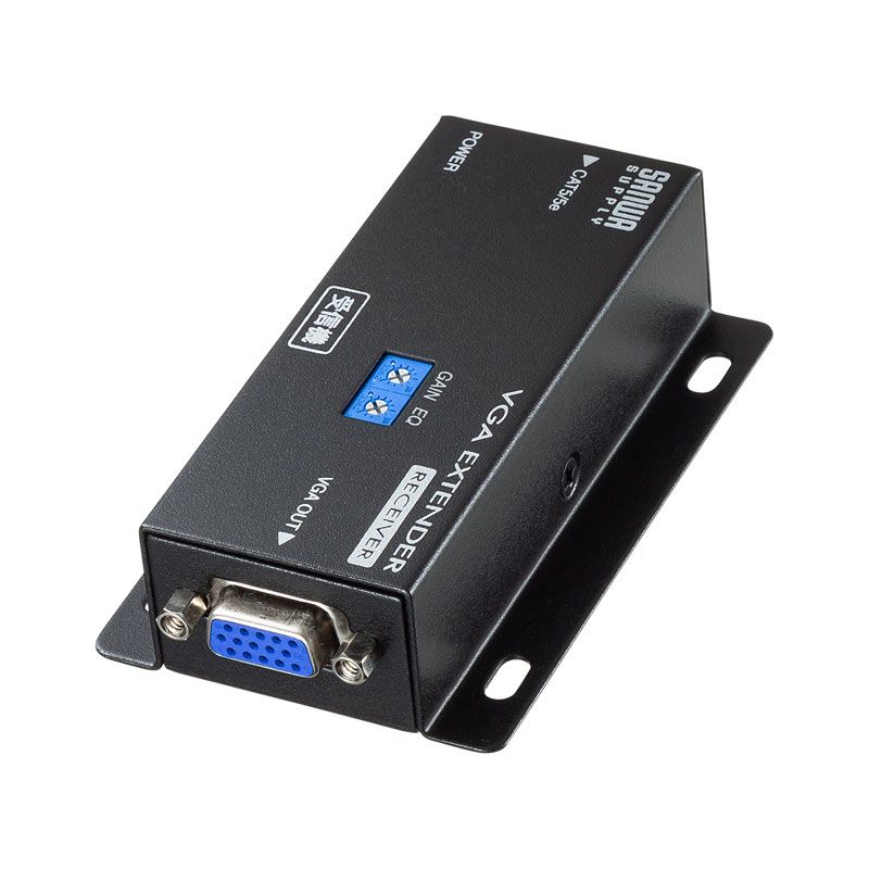 サンワサプライ ディスプレイエクステンダー 受信機 VGA-EXRN 1点
