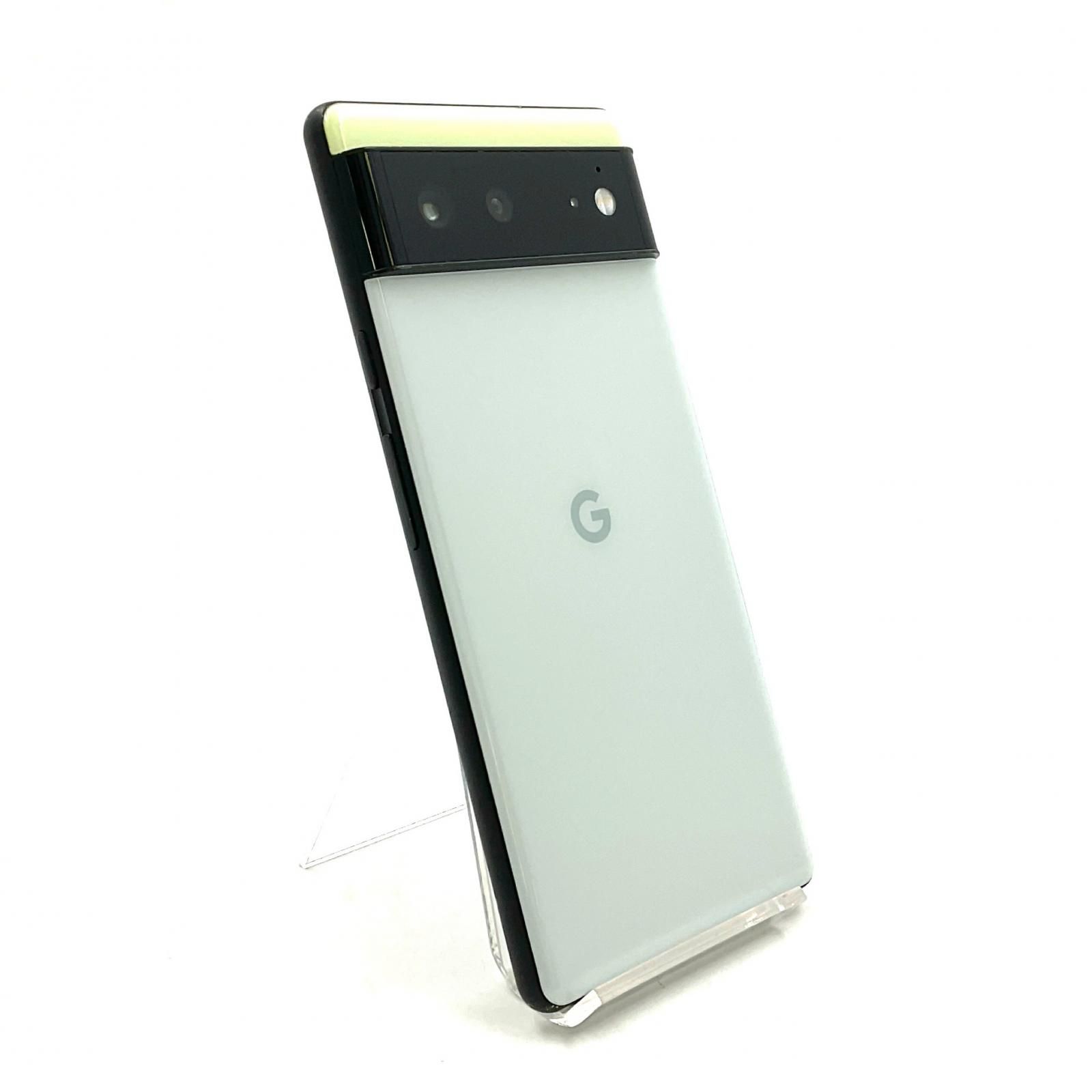 Google Pixel 6 128GB Sorta Seafoam Softbank 購入 GR1YH【難有 