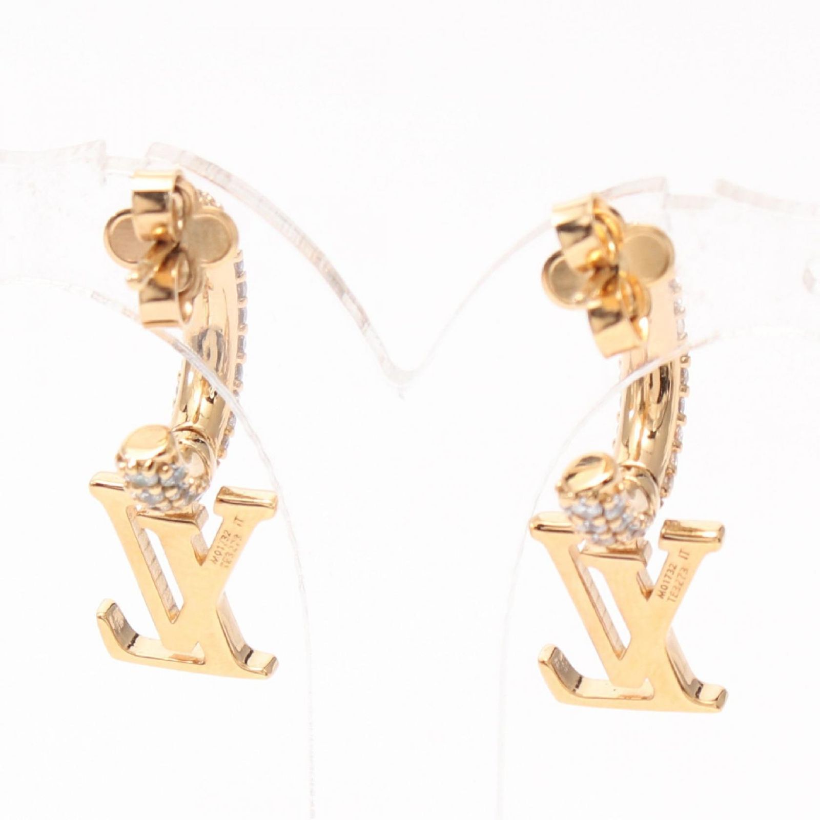 ルイ・ヴィトン LOUIS VUITTON ピアス フープ LVアイコニック M01732 ルイ・ヴィトン LOUIS VUITTON ピアス フープ LVアイコニック M01732