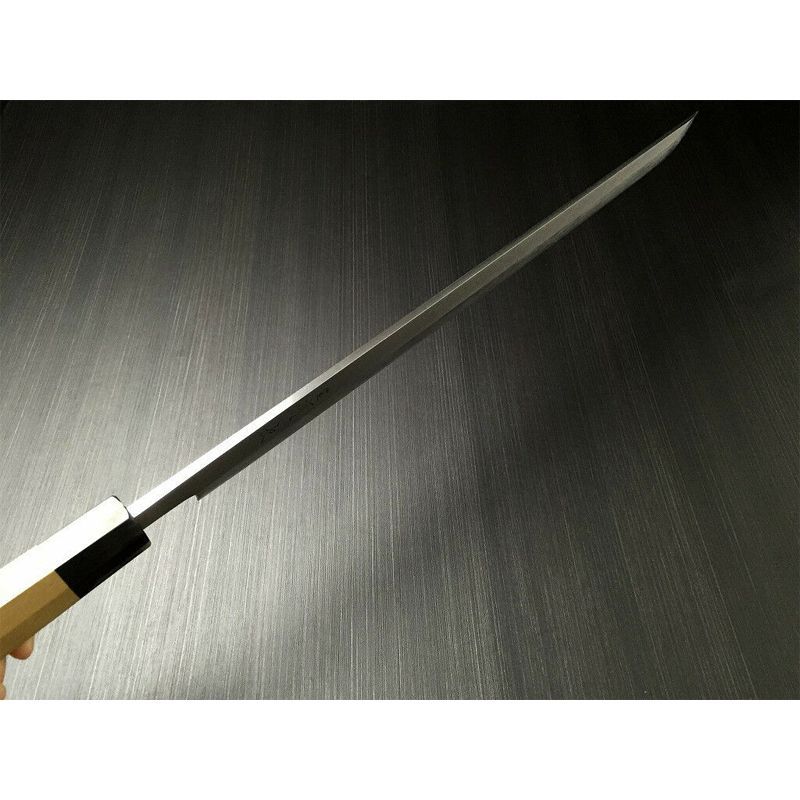 有次 包丁 マグロ 666mm 白鋼3 ARITSUGU 築地 名入れ 鞘付 有次 包丁 マグロ 666mm 白鋼3 ARITSUGU 築地 名入れ 鞘付