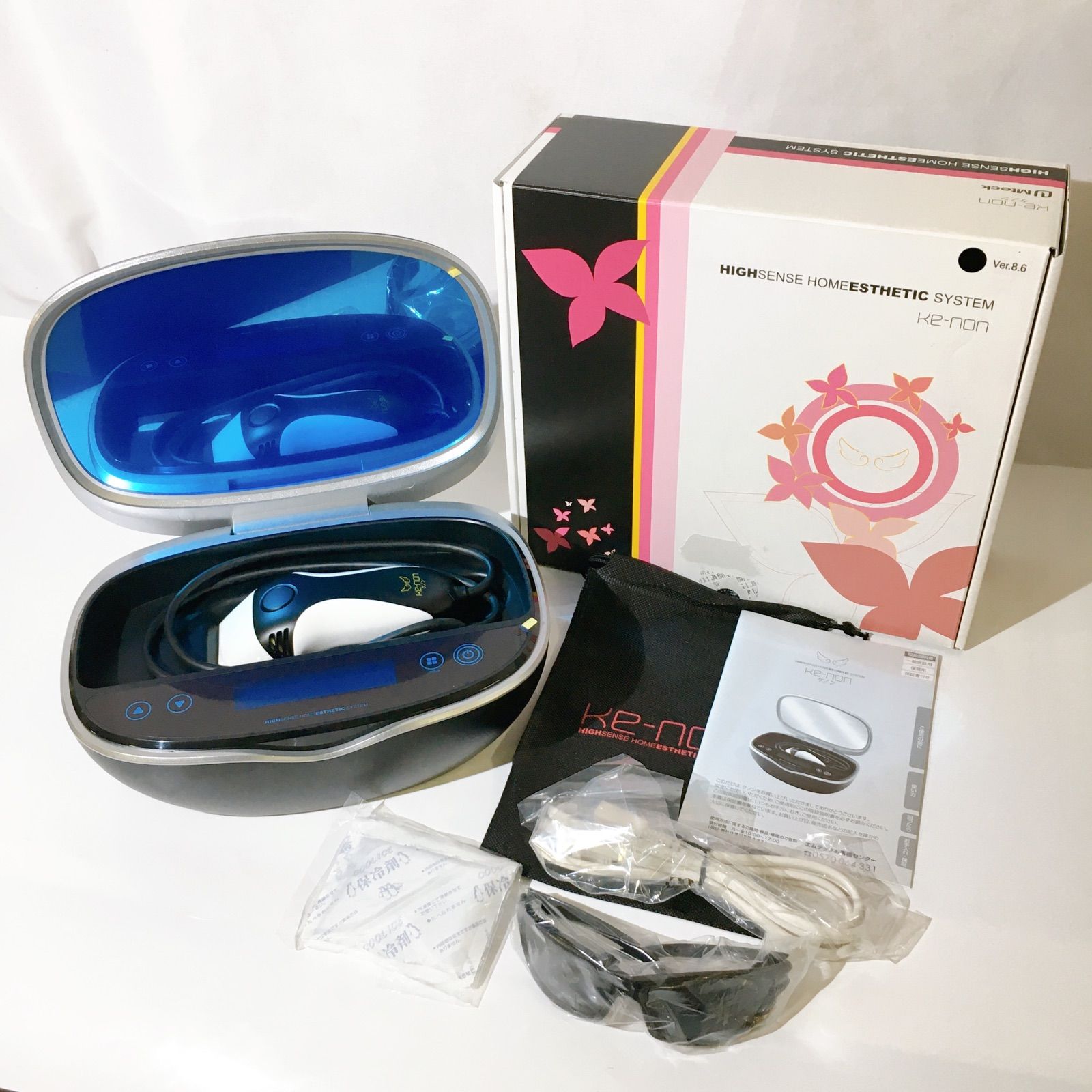 【美品】ケノン脱毛器 バージョンver8.6j KE-NON 脱毛器 Ver.8.6J （ケノン 脱毛器（美品 脱毛器 ケノン