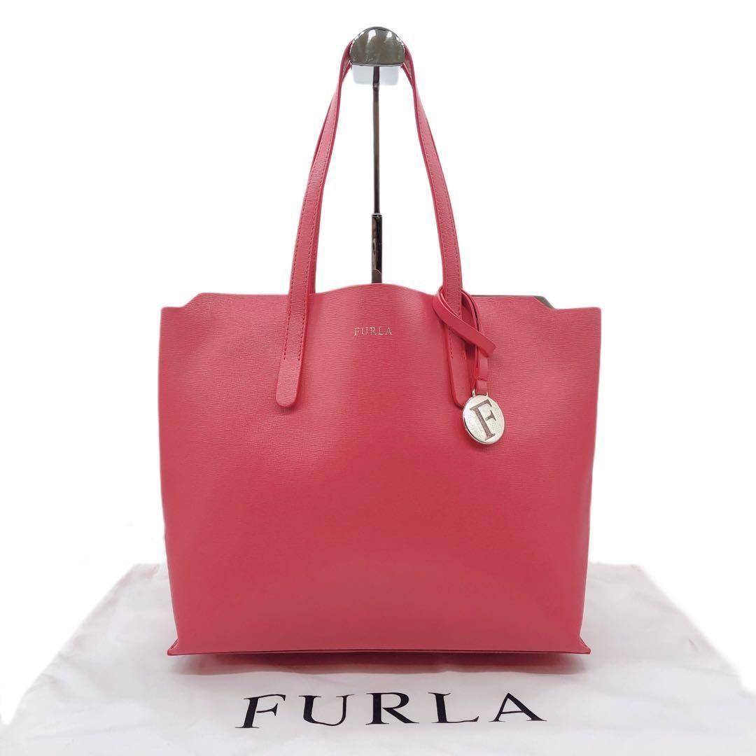 FURLA フルラ サリー トートバッグ ピンク - ブランドセレクト - メルカリ