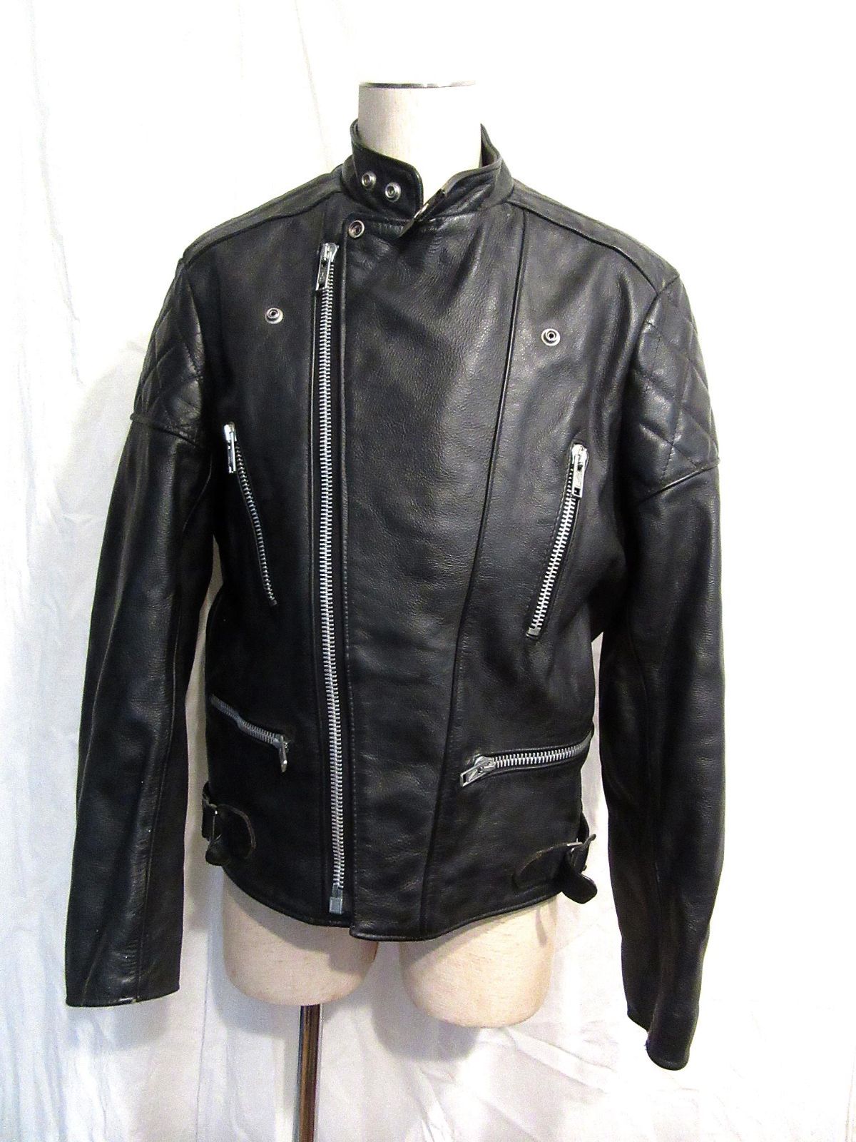 英国製Wolf Leathers ミントコンディション ビンテージUKライダース 