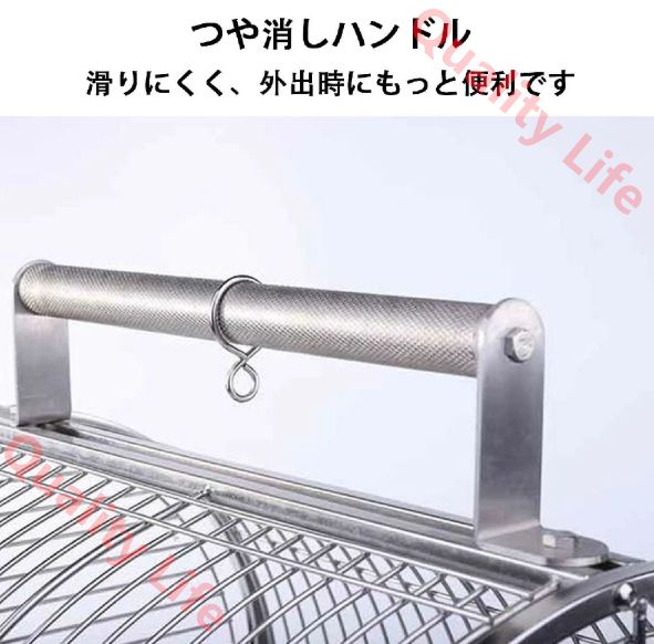 ステンレス鋼 鳥用キャリーかご 鳥小屋 携帯用小型オウム旅行ケージ ペットバードケージ 旅行鳥かご カナリア 鳥用キャリーかご バードケージ 鳥かご トレイ フードカップ2個 スタンディングスティック2本付き STEELWINDOWSANDDOORS_COM