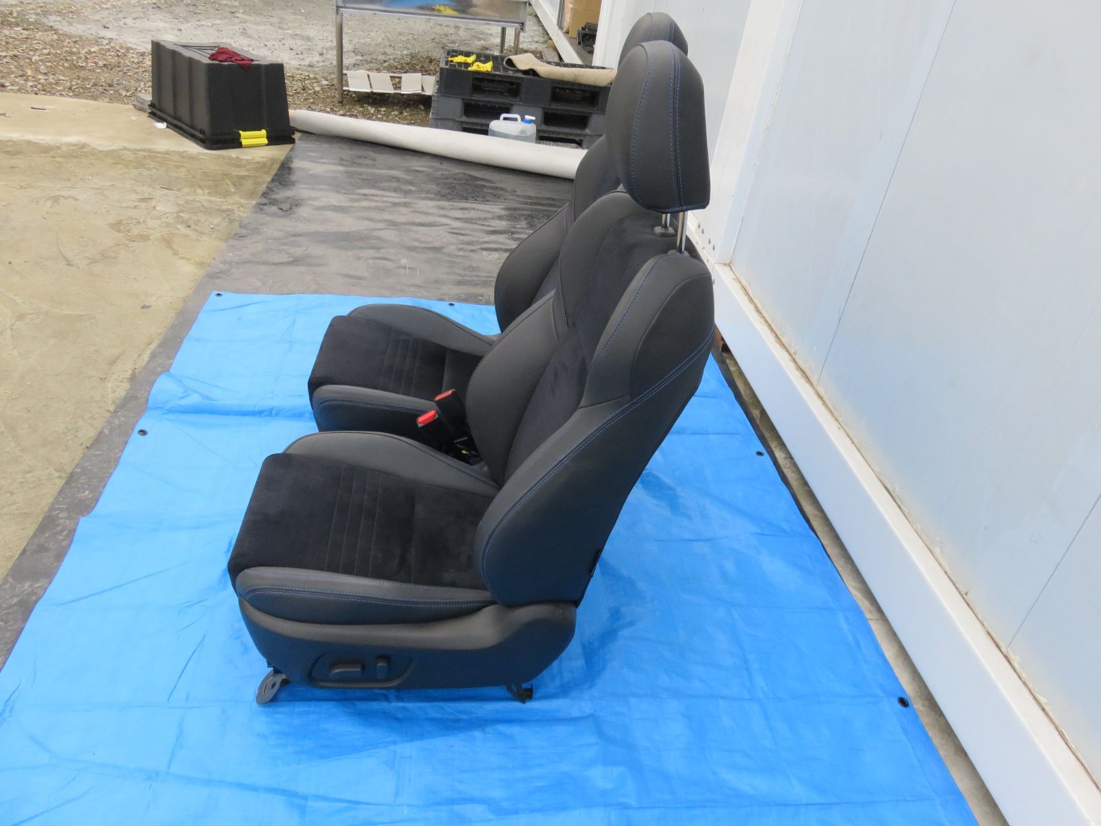 ハーフレザー フロントシート