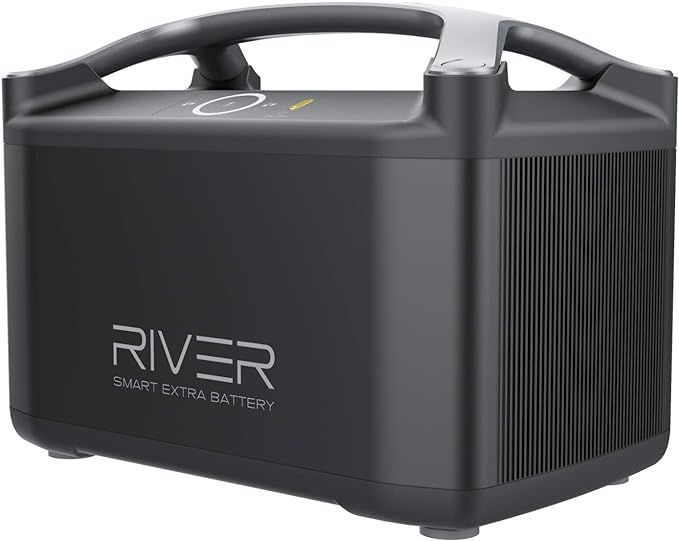 EcoFlow ポータブル電源 RIVER Pro専用容量拡張バッテリー 720Wh 付け替え簡単 RIVER Proポータブル電源(720Wh)と接続させて容量を倍増(1440Wh) 車中泊 キャンプ 停電対策 防災グッズポータブル電源専用