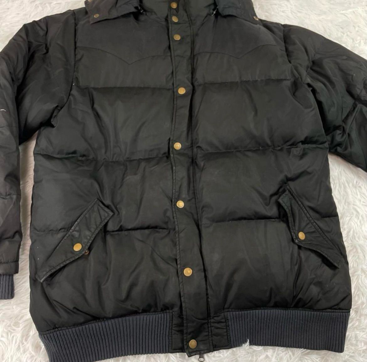 Colombia コロンビア ファーダウンジャケット XL ブラック