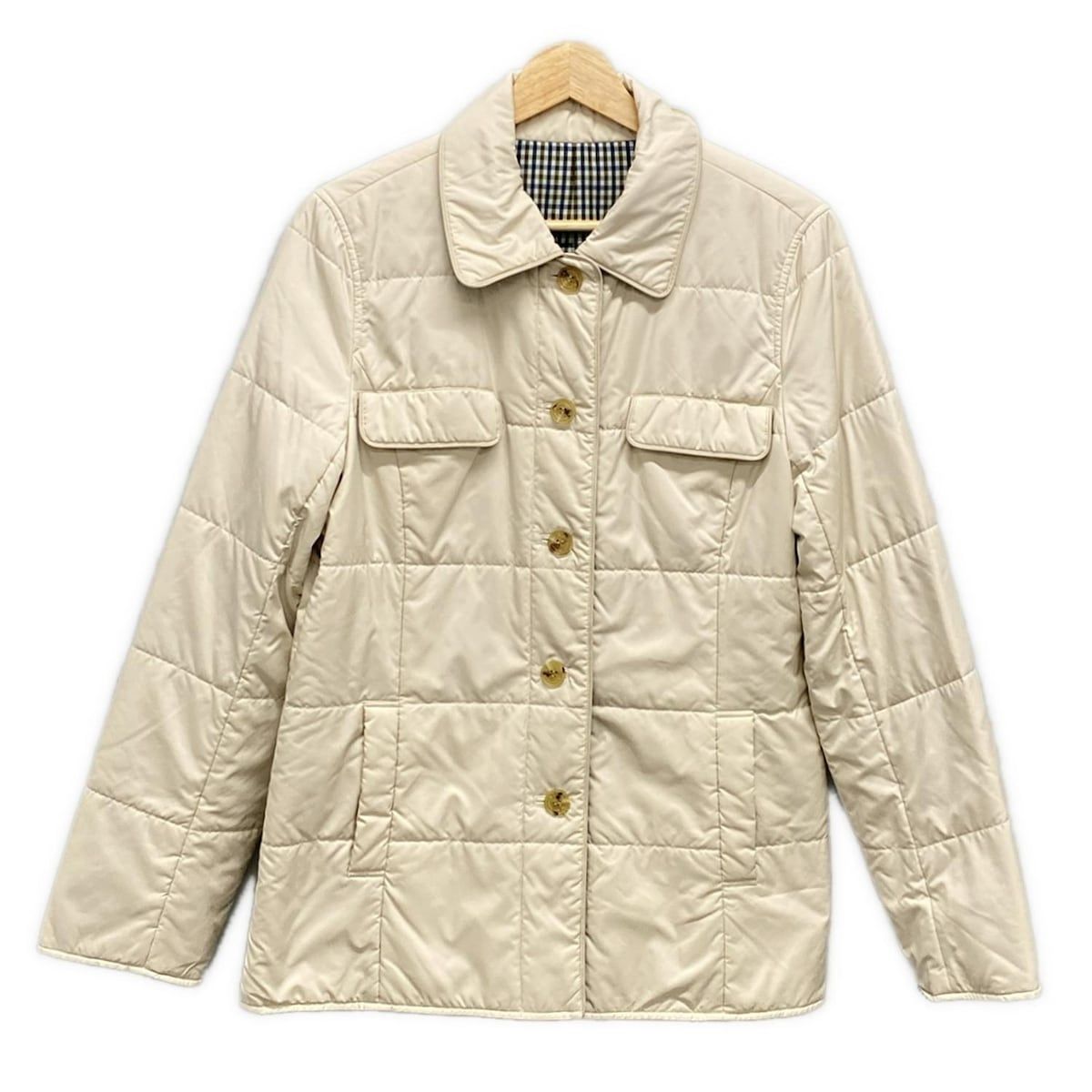 【Aquascutum】 配色ジャンパー (4色) AQUA5 Jacket