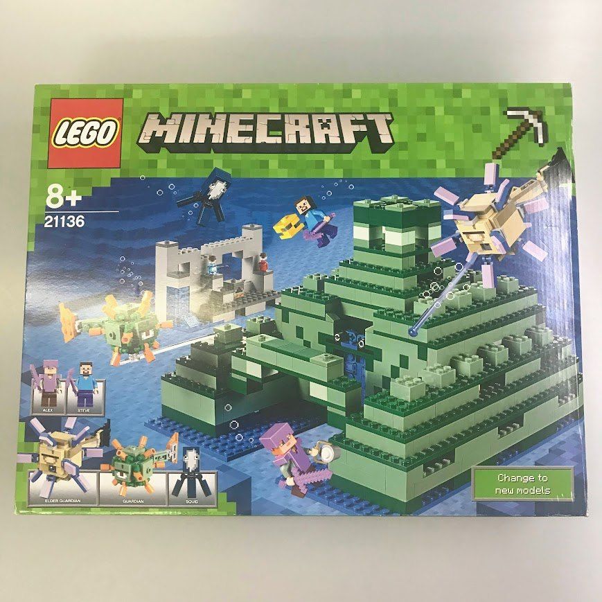 正規品 新品未開封 LEGO レゴ マインクラフト 21136 海底遺跡 廃盤品