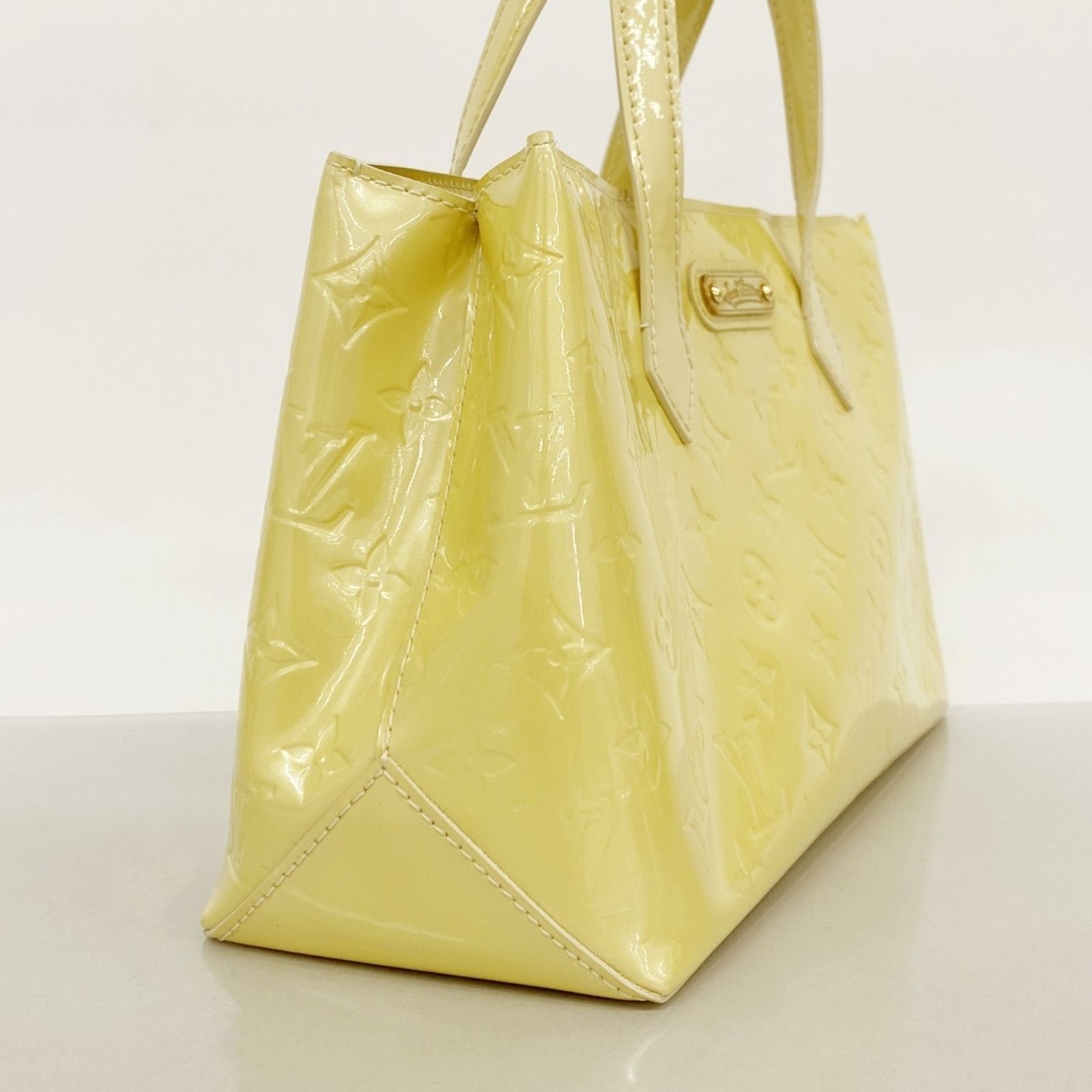 持ち運び ルイ ヴィトン Louis Vuitton ルイ ヴィトン ハンドバッグ ヴェルニ ウィルシャーPM M91452 ブロンコライユレディース