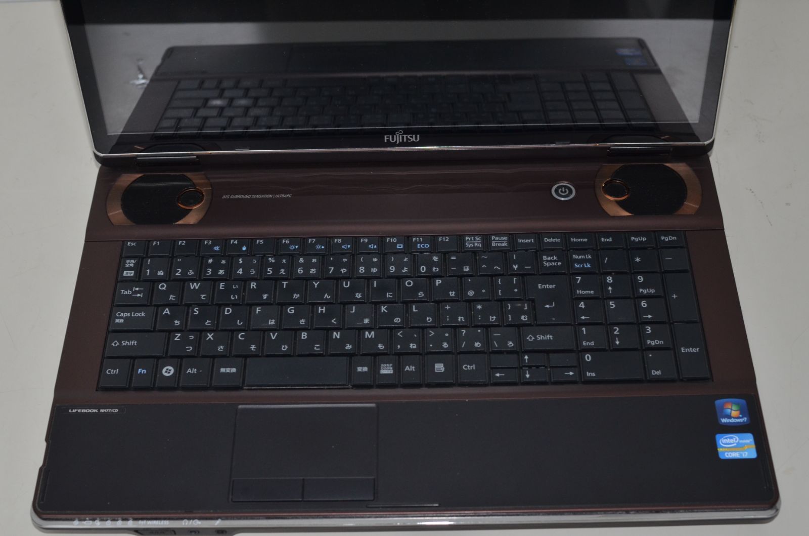 中古ノートパソコン 富士通 NH77/CD 17.3インチ windows11 core i7