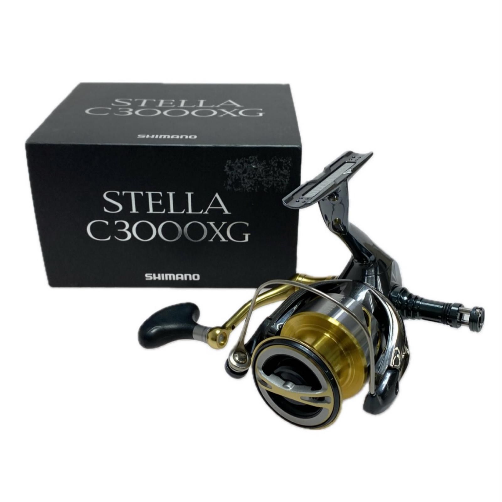 SHIMANO - §§SHIMANO シマノ 14ステラ C3000XG ゴメクサススタンド付 03246 スピニングリール 程度B SHIMANO シマノ 14ステラ C3000XG ゴメクサススタンド付 03246