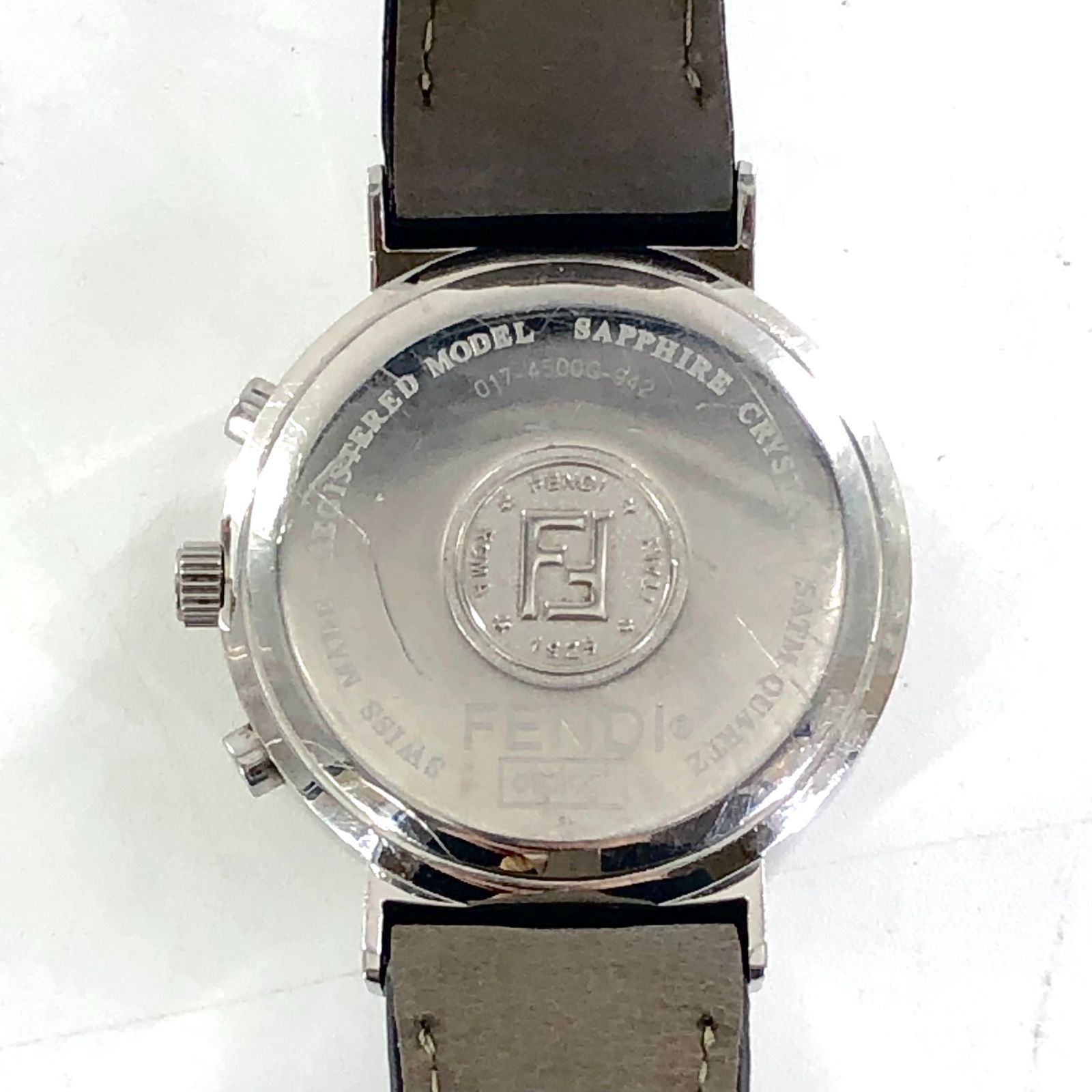FENDI フェンディ 017-4500G-942 オロロジ メンズ腕時計 クロノグラフ 