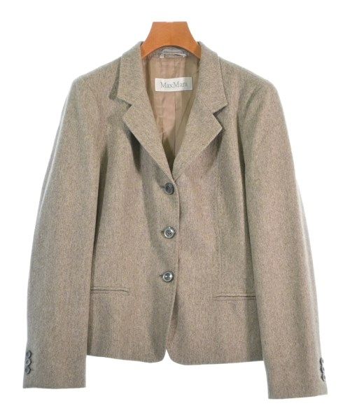 Max Mara STUDIO カジュアルジャケット 34(XXS位) 茶 【古着】【中古】 Max Mara - Max Mara Studio マックスマーラ ステュディオ 2B