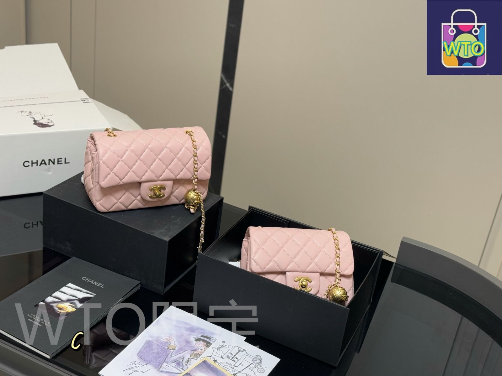 CHANEL メタルボール スクエアミニバッグ ? 2サイズ展開 | ♥品