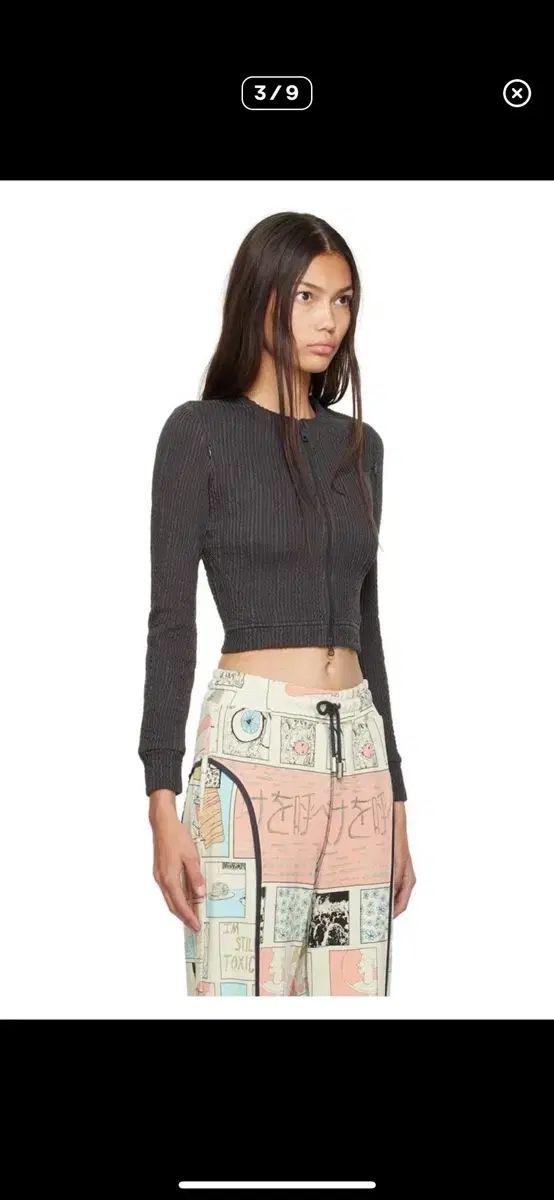  ECKHAUS LATTA sliced カーディガン 長袖 カーディガン ボレロ アンサンブル