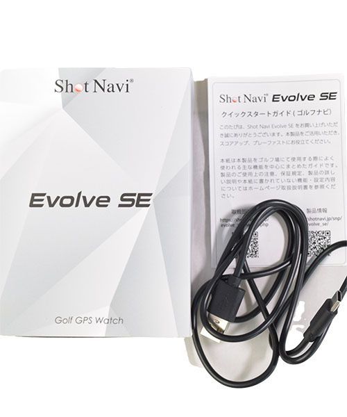 送料0円】Shot Navi｜ショットナビ｜GPSナビ｜Evolve SE｜ブラック