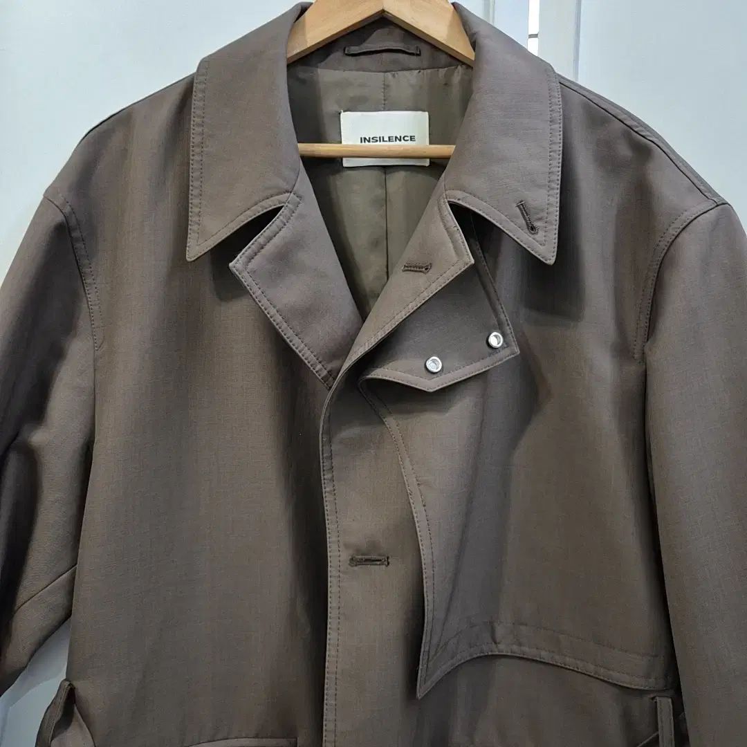 INSILENCE インサイレンス ベルト付き トレンチコート メンズ M