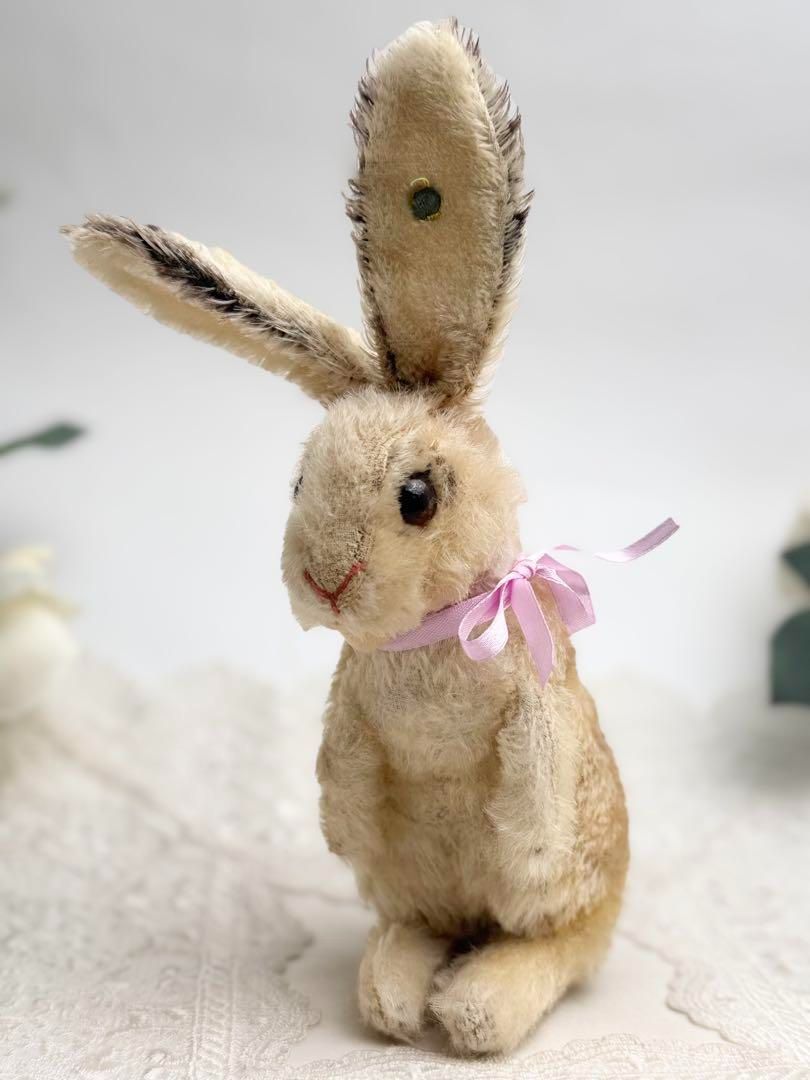 シュタイフ Manni Rabbit 20cm ウサギのマニー 兎 ラビット ビンテージ アンティーク Steiff STEIFF