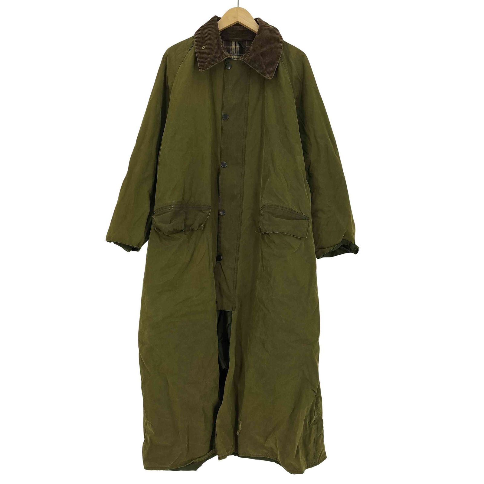 バブアー Barbour 90S 英国製 3ワラント BURGHLEY バーレー 襟 