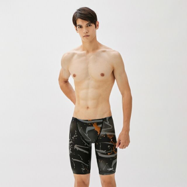 speedo スピード FLEX SX JAM3 ブラック Lサイズ SC62305F K | スポーツ 運動 スポーツ用品 服 衣類 衣料品 メンズ 男性 競泳水着 水着 ハーフスパッツ スイマー メンズジャマー レッグ丈 耐久性 伸縮性