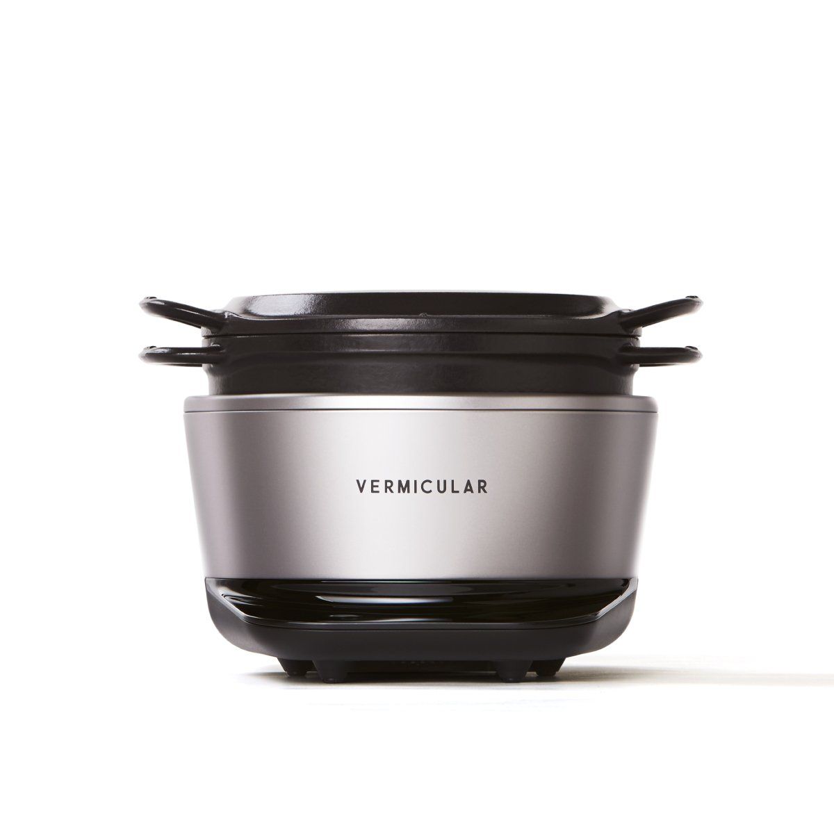 バーミキュラ ライスポットミニ 3合炊き 炊飯器 ソリッドシルバー レシピ付き RP19A-SV ソリッドシルバー 19cm