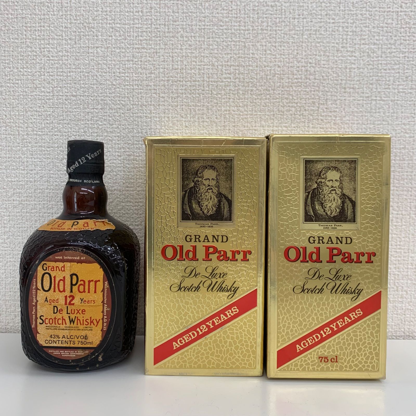 オールドパー　12年 ウイスキー　750ml 未開栓 3本まとめ C666④